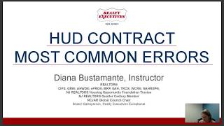 Most Common HUD Sales Contract Errors