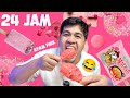 24 JAM MAKAN MAKANAN COLOR PINK | AUTO JADI BLACKPINK