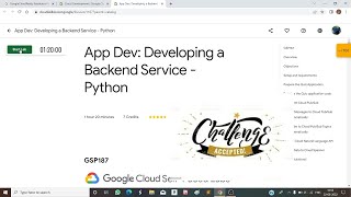 App Dev Developing a Backend Service Python || Qwiklabs Solution ||