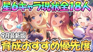 【プリコネR】星６キャラの育成おすすめ優先度を解説！アキノとサレンと加えた全１８人の９月最新版【星６】