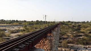 Banas River View from a Meter Gauge Railway Bridge Rajsamand | Peaceful View | Long River | Natural