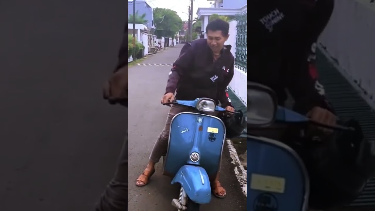 OTW!! Bengkel Cat Vespa Klasik - YouTube