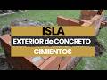 Guía para Diseñar una Isla Exterior Moderna de Concreto