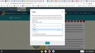 Citing a Database