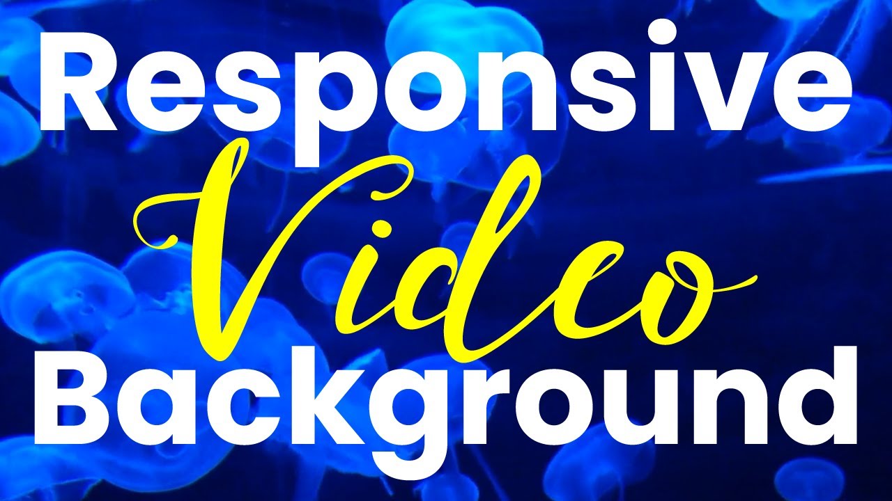 Css Responsive Video Background Tutorial How To Code A Header With A