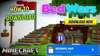 How to Download Bedwars in Minecraft Pocket Edition | Play Bedwars With Friends