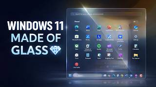 Windows 11, But It’s Made of Glass 💎 (Full Transparent Setup!)