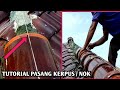 Cara Pasang Kerpus / Nok Genteng Keramik | Tutorial Teknik Sipil