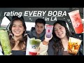 Trying *EVERY BOBA SHOP* in LA!!! (rating boba for a week!)