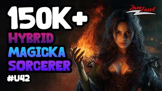 🧙🏻⛈️ Hybrid Magicka Sorcerer | 150k+ DPS PvE Build | ESO - U42