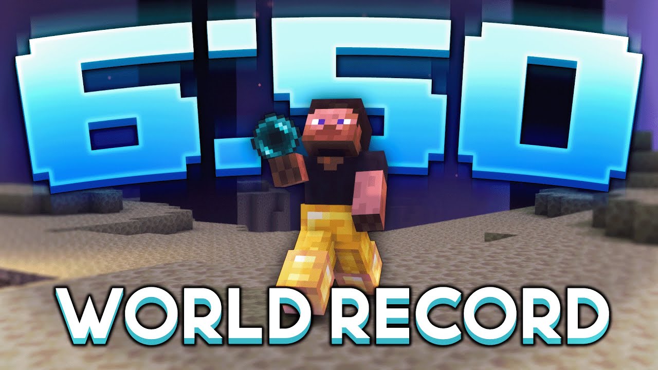 Minecraft World Record 6 50 Youtube