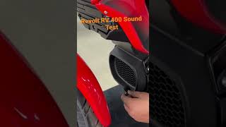 Revolt Rv400 Sound Test #revoltrv400 #revolt #revoltbike