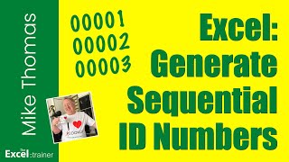 Excel: Streamline Your Workflow: Auto-Generate an ID Number When New Row is Populated