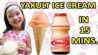 Let's Make Yakult Ice Cream in 15 minutes with Yuri-chan