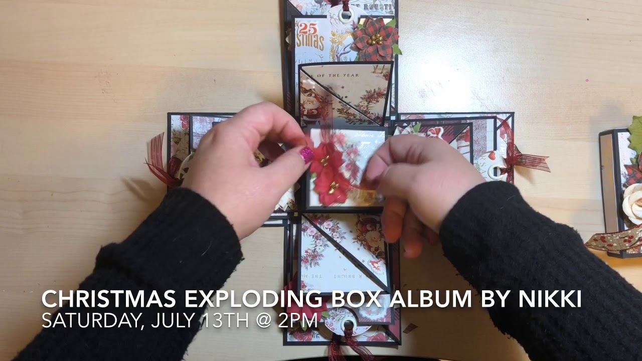 Christmas Exploding Box Youtube