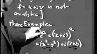 Part I: Complex Variables, Lec 2: Functions of a Complex Variable