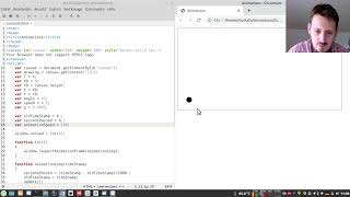 JavaScript Physics Animations Tutorial 2: Simulating Trajectory of Thrown Object