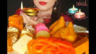 ASMR INDIAN SWEETS AND SAMOSA(NO TALKING)  -RD ASMR