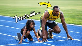 World's Fastest Kid VS Usain Bolt (3D Comparison)