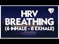 HRV Breathing - 6 Seconds Inhale, 6 Seconds Exhale (Diaphragmatic Breathing Exercise)