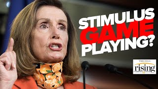 Krystal and Saagar: Pelosi MELTS DOWN Live on CNN When Pressed On Stimulus Game Playing