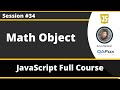 Math Object in JavaScript (JavaScript for Beginners - Part 34)