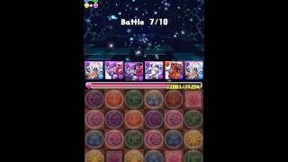 パズドラ〜星空の神域〜神々の王　究極闇メタトロンPT攻略　周回編成