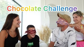 Chocolate Challenge 🍫//Gjeje çokollaten nga shija//Kush beri hile 😅//Dezi Lami