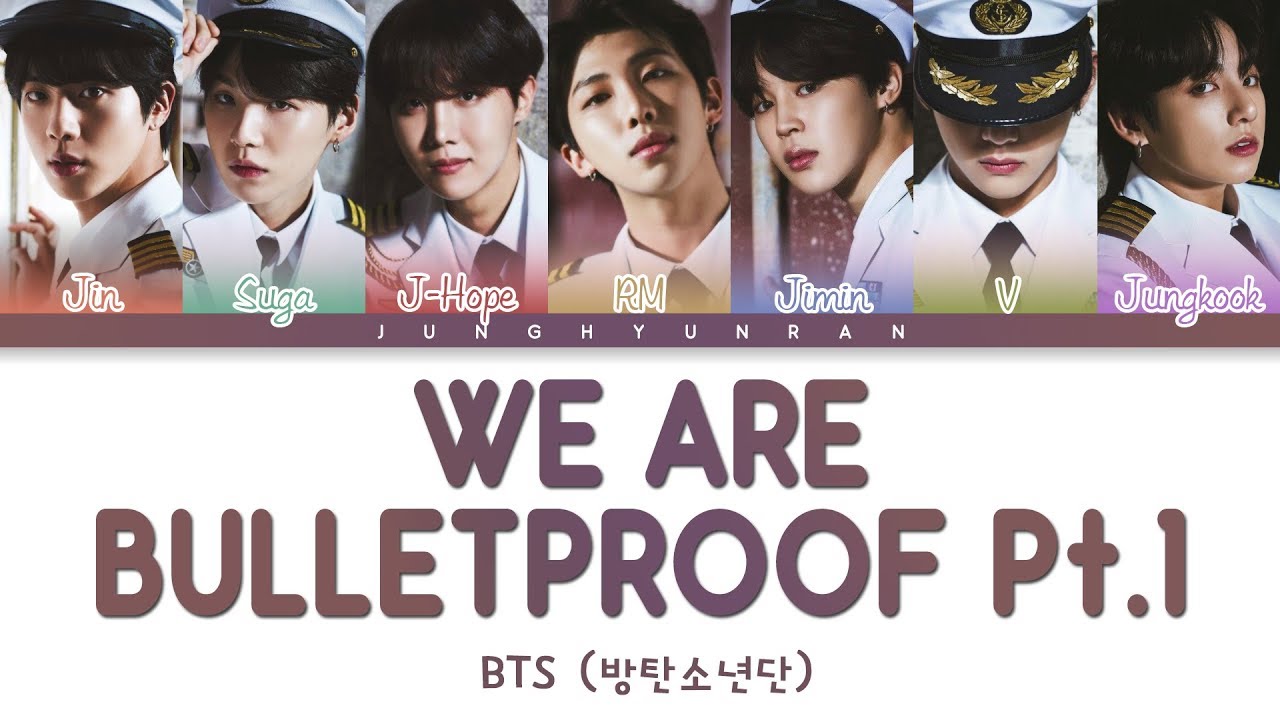 BTS (방탄소년단) - We Are Bulletproof Pt.1 (4 BEGINS Ruff Ver.)「Color Coded ...