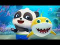 Baby Shark | Nursery Rhymes | Baby Panda - Kids Songs