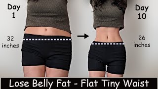 Lose Belly Fat in 1 WEEK | Tiny Waist | Easy Exercises & Workout for Flat Stomach & Bloated Stomach