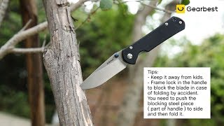 LAND 910 Plus Liner Lock Pocket Folding Knife - Gearbest.com