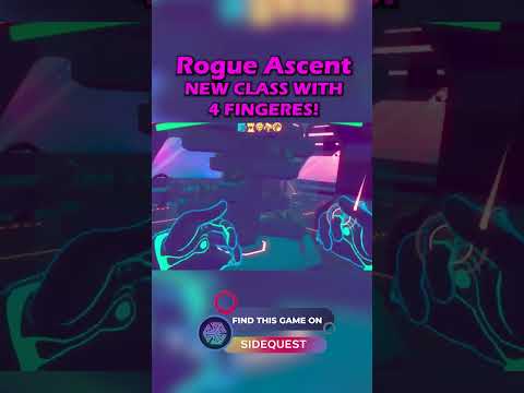 Use hand tracking in Rogue Ascent!!!