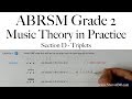 ABRSM Grade 2 Music Theory Section D Triplets with Sharon Bill