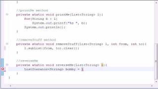 Intermediate Java Tutorial - 7 - LinkedList Program