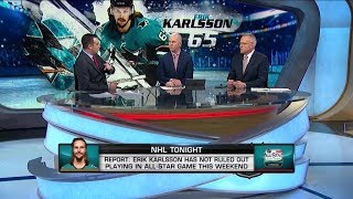 NHL Tonight discusses Karlsson`s All Star Game status  Jan 23,  2019