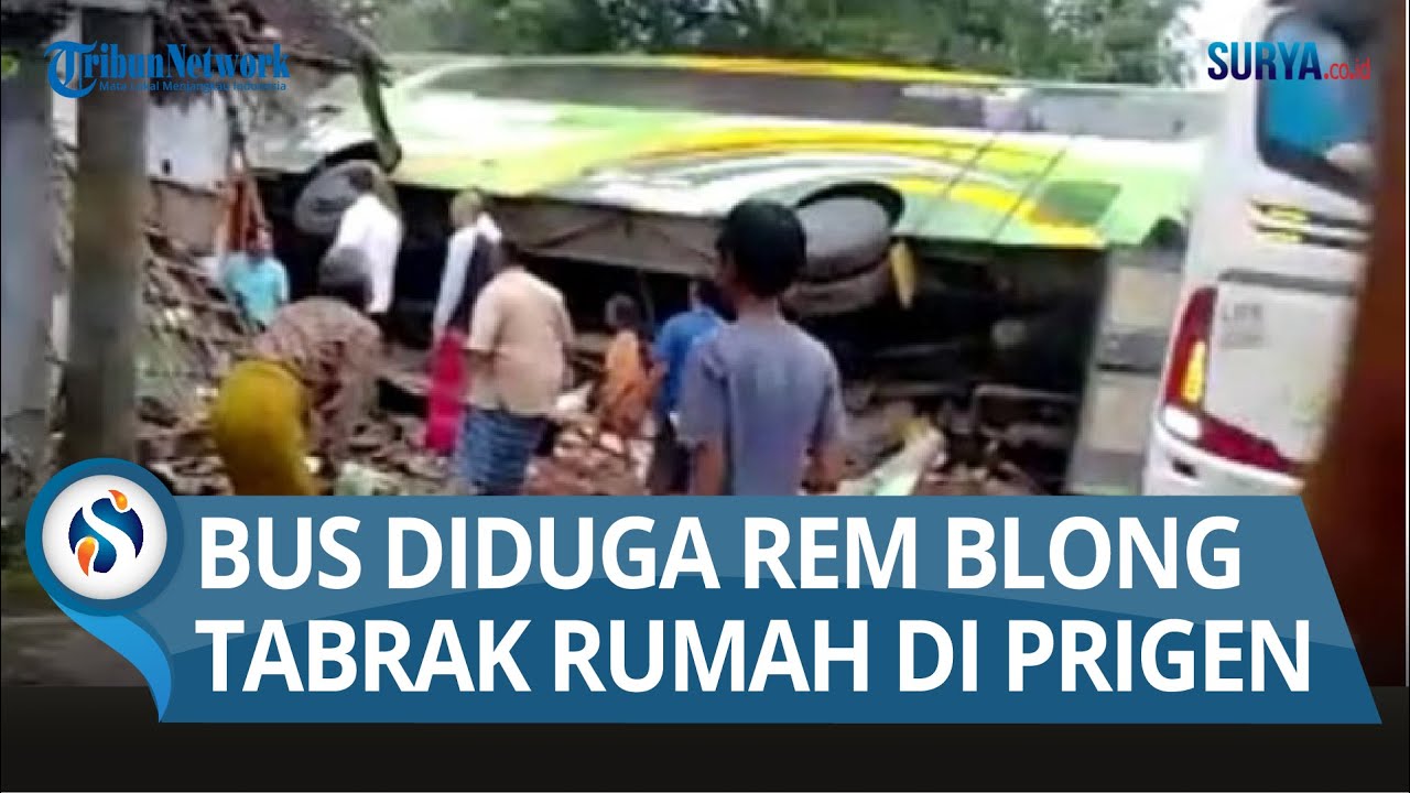 DUA BUS WISATA, Satu Muat Siswa TK Diduga Rem Blong Dan Terguling ...