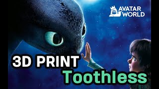 3d printing / 드래곤길들이기 투슬리스 3d 피규어 제작영상