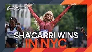 Sha'Carri Richardson victorious over 200m in New York | Continental Tour Gold New York City 2022