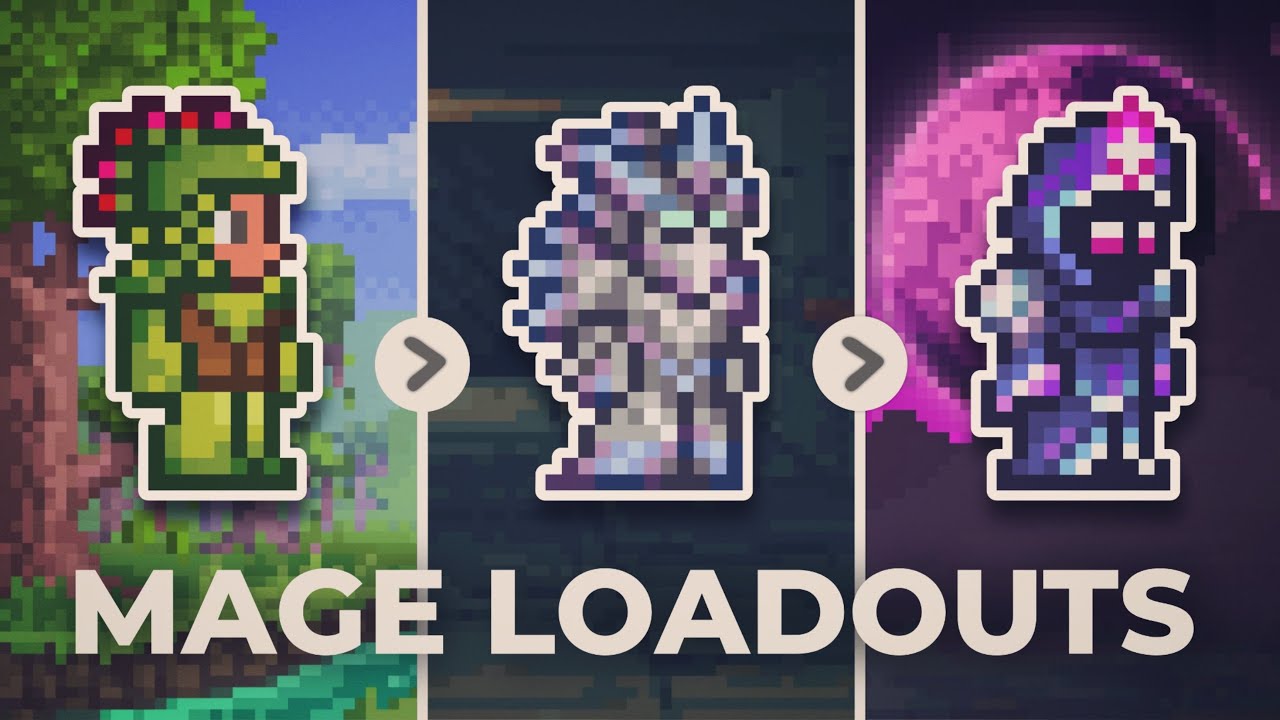 Mage Loadouts Guide For Terraria (1.4.4.9) - YouTube