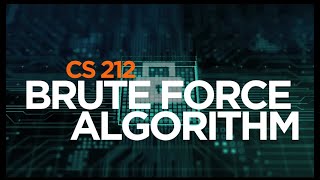 Brute Force Algorithm Code Implementation using Python