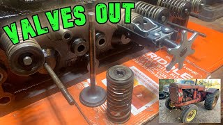 Barn Find Cockshutt 90 - Cylinder Head Disassembly