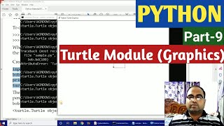 PYTHON | Part-9 | Turtle Module