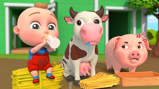 El Viejo MacDonald Tenía Una Granja | Animales Divertido | Canciones Infantiles - Super Sumo Español