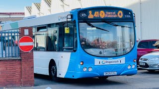 Stagecoach Bus Grimsby 21266 Leaving At Stagecoach Grimsby Bus Depot