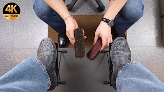 휴식을 위한 진정한 지침서! Soft Spoken Shoe Polish ASMR: Soothing Instructions for Relaxation