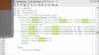 Destroying Blocks - #11 - Intermediate Java Game Programming Tutorials (TheJavaHub)