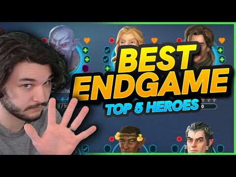 Top 5 BEST Characters for ENDGAME! Heroes of Middle Earth