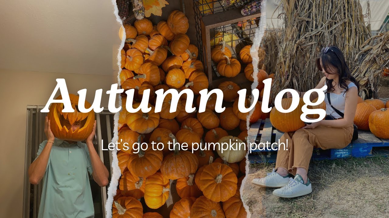Autumn Vlog Pumpkin Patch Pumpkin Carving Youtube