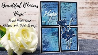 Beautiful Blooms Mixed Media Card